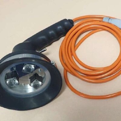 DF L GI 969 LAMPADA UV LED PORTATILE 230V LUCE NERA